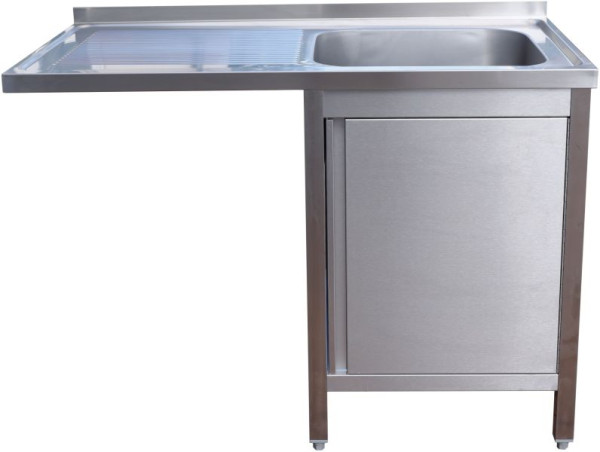 A&S Polarny Spülzentrum 1200 x 600 x 850 mm 1 Becken rechts, 600 mm Tiefe, SPSCHZ1261BR