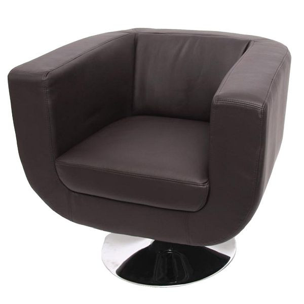 Mendler Lounge-Sessel Bar-Sessel Club-Sessel Treviso II, braun, 34615