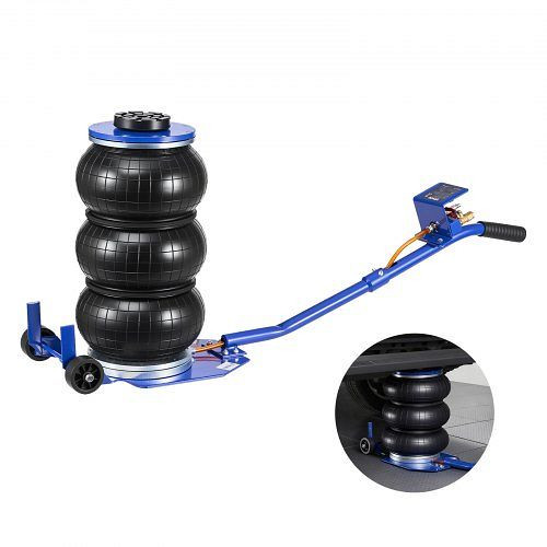 VEVOR pneumatischer Wagenheber 3 t mit 6 Stahlrohren, langem Griff & Gummiauflage, 140-450 mm Hubhöhe für Pkw, SUVs, Pickups, QNQJDLSDBS3T1SFGB001V0