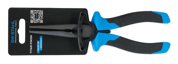 SW-Stahl Spitzzange, gerade, 200 mm, Chrom-Vanadium-Stahl, 40745SB