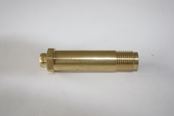 ELMAG Anschluß-Stutzen 'Sauerstoff' Nr. 10 für KAYSER-Druckminderer Version A, Länge: 74mm (K10) (1200010), 9054136