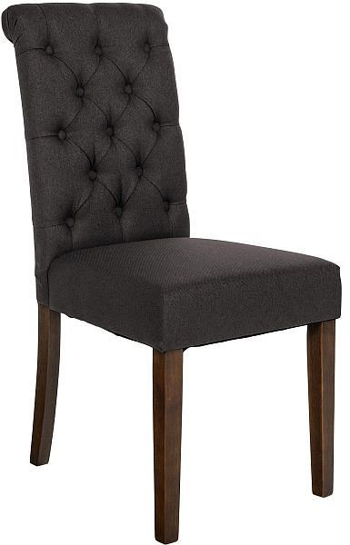CLP Esszimmerstuhl Lisburn Stoff, schwarz, 314445, 4251756420444
