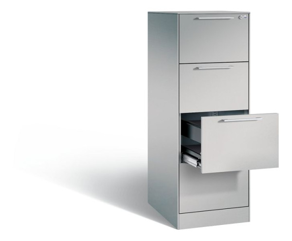 C+P Hängeregistraturschrank Asisto, H1310xB440xT600mm, Farbe: Weißaluminium, Bügelgriff, 146225-411 S10021
