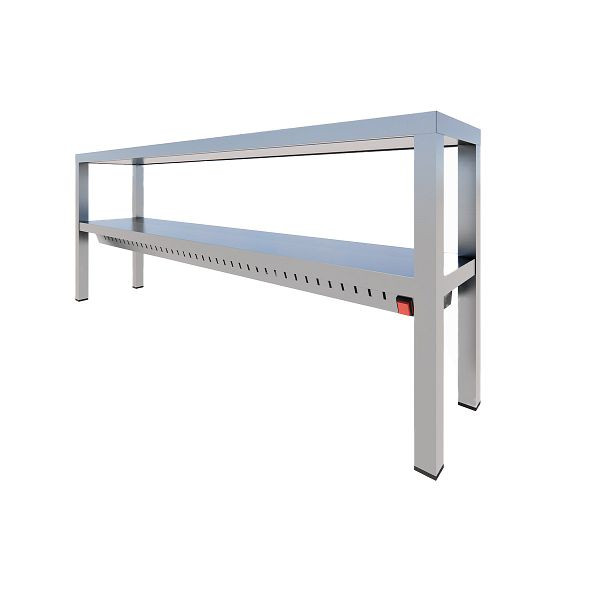 Vaiotec TOPLINE Wärmebrücke 300 / 2 Etagen, 40 mm starke Arbeitsplatte, 200x30x65 cm, 10851