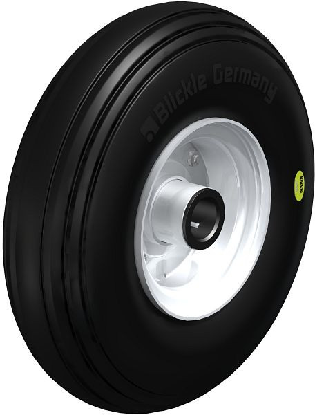 Blickle VW 260/20R Rad aus Weichgummi, Schwarz, 541763