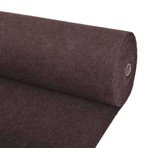vidaXL Teppich Braun 1,2 x 15 m Polyester, 331341, 8720286380185