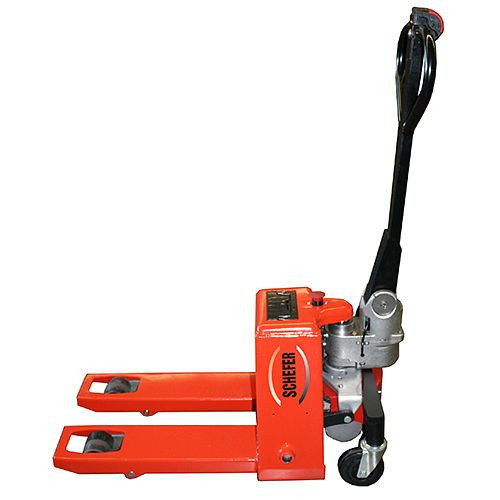 Schefer Elektro-Batteriewechselwagen SEMIBATT Hybrid inkl. Batterie und Ladegerät (für 5, 6 PzS-Batterien), inkl. Seitenstabilisierungsräder, 1103085BWE45