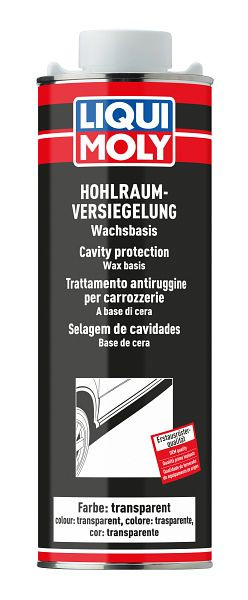 LIQUI MOLY Hohlraumversiegelung transparent, Dose Blech, VE: 1 Liter, 6116