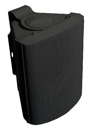 Visaton 2-Wege-Kompaktbox mit stabilem Kunststoffgehäuse (schwarz), bestückt mit einem 13-cm-Tieftöner und einem Hochtöner WB 13 - 100 V/8 Ohm, 50313