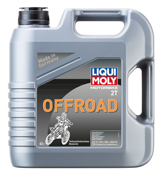 LIQUI MOLY Motoröl Motorbike 2T Offroad, Kanister Kunststoff, VE: 4 Liter, 3066