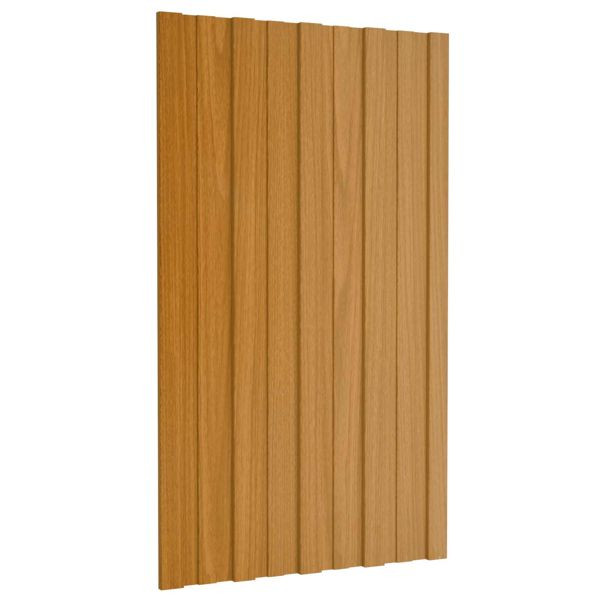 vidaXL Dachpaneel 36-teilig Natur 80 x 45 cm Verzinkter Stahl, 42047118