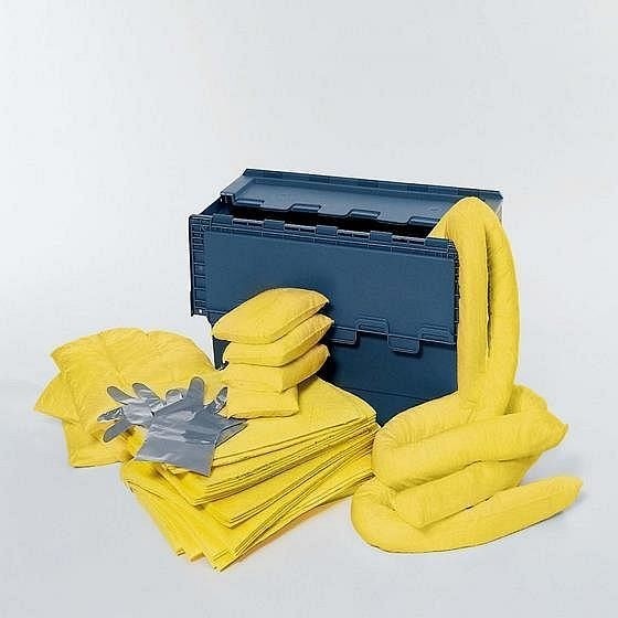 asecos Notfall-Set Mobilbox Spezial-Sorbents, 610 x 400 x 340mm, 14407
