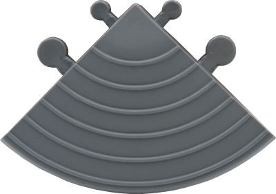 Kunzer Ecke PP GRAU zu Werkstattboden 7GBO20, VE: 4 Stück, 7GBO ECKE GRAU