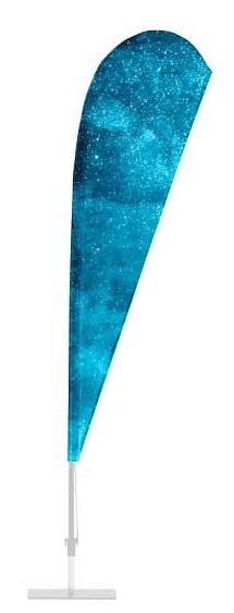 Showdown Displays Promo Flag Drop Druck, Super-Polystoff, PROFLAGGD