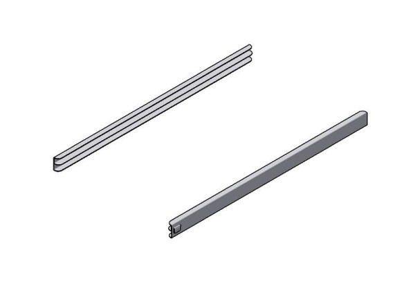 NordCap Auflageschiene, je Türabteil, B x T x H in mm: 11 x 560 x 30, VE: 2 Stück, 46761001070