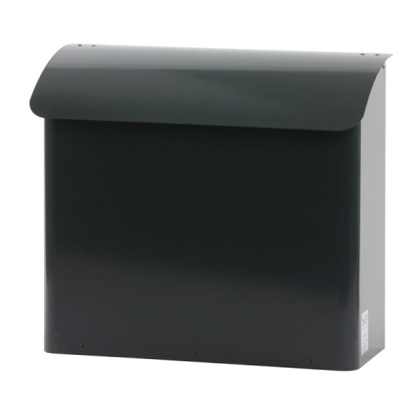 STEIN HGS Wandbriefkasten, anthrazit, Höhe 420 mm, 83699.0004