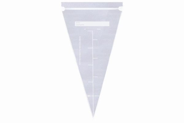 Schneider Einweg-Spritzbeutel mit ZIP Verschluss, 320 mm x 150 mm, 50 µ, VE: 50 Stück/Box, 391050