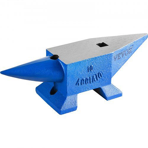 VEVOR Schmiede Amboss 10KG Schmiede Zubehör Amboss Werkzeuge geschmiedeter Stahl mit rundem und quadratischem Loch robust, GZ10KGGZ000000001V0