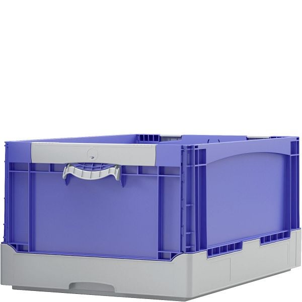 BITO KlappboxEQ 64281L blau, Liftgriff, 400x285x600mm, 31470