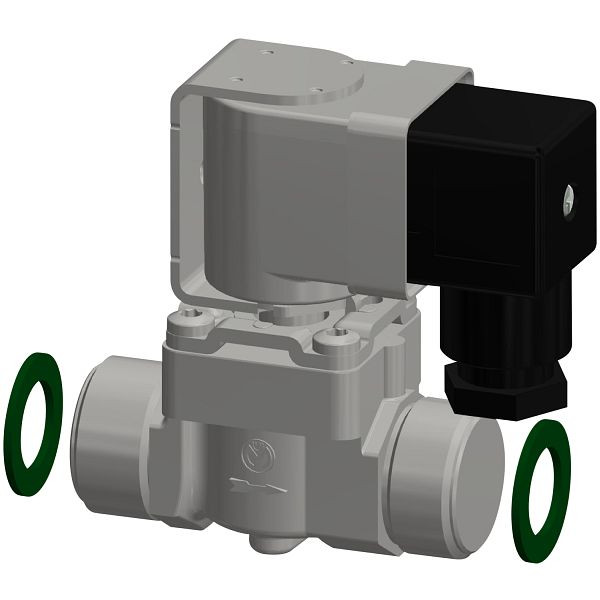 KWC Magnetventil, DN13, Anschlüsse beidseitig G3/4B, 24 VAC, 3600001770