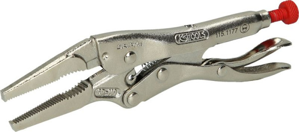 KS Tools Langbacken-Gripzange, 125mm, 115.1177, 4042146419717