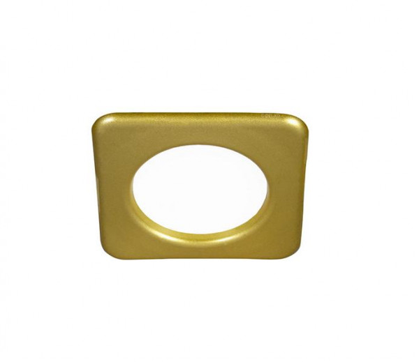Bioledex LED Einbauleuchten, Blende quadratisch gold 78mm x 78mm, LEB-ECGO-818