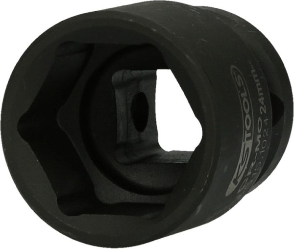 KS Tools 1/2" Sechskant-Kraft-Stecknuss, kurz, 24mm, 515.1024