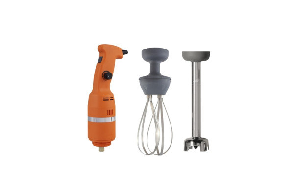 Schneider Stabmixer Orange mit Mixstab und Schneebesen, MIX 250VSS, 20L, 250W, 153620