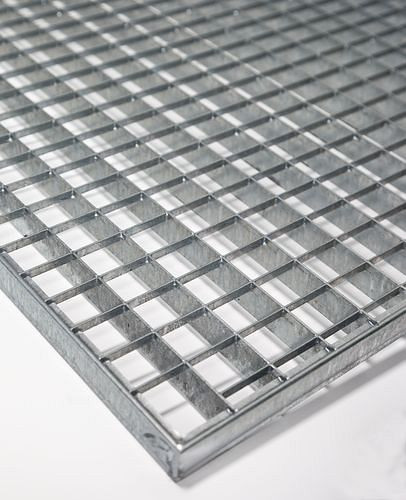 DENIOS Gitterrost, verzinkt, für Regalwanne aus Polyethylen (PE), 865 x 1245 x 350 mm, 291763
