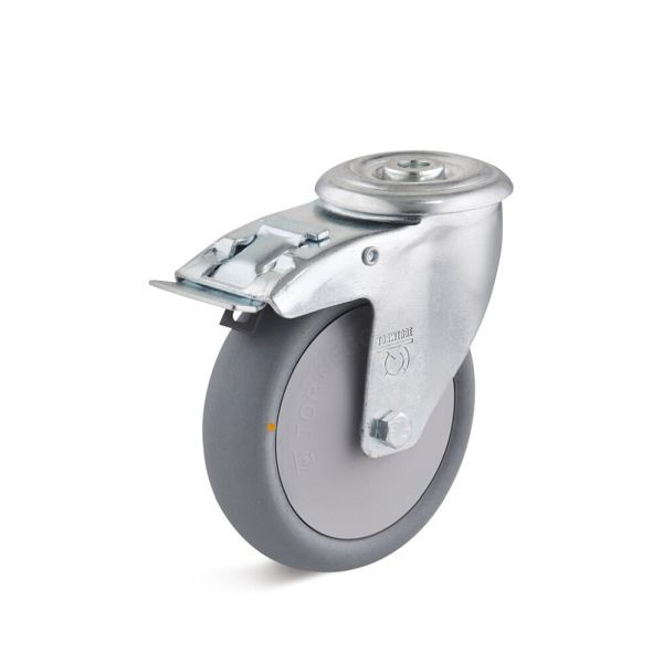 Torwegge Lenkrolle mit Feststeller, L-IL-TPBK-080-K-1, 0035806