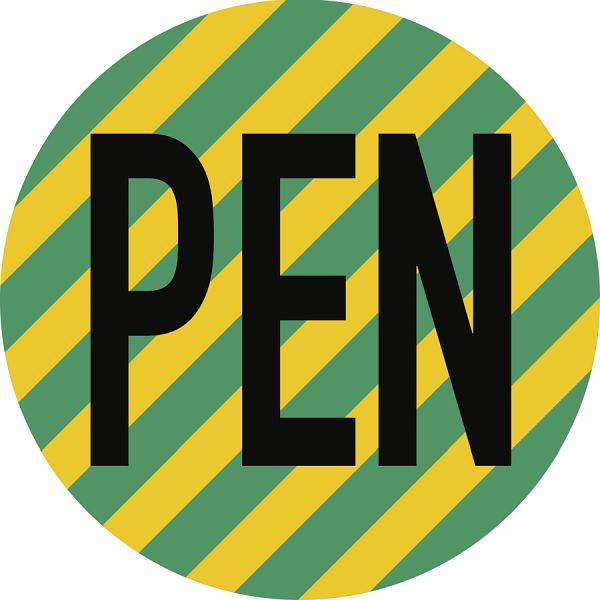 Moedel Neutralleiter mit Schutzfunktion (PEN-Leiter), Folie, Ø 12,5 mm, VE: 500 Stück/Rolle, 58217