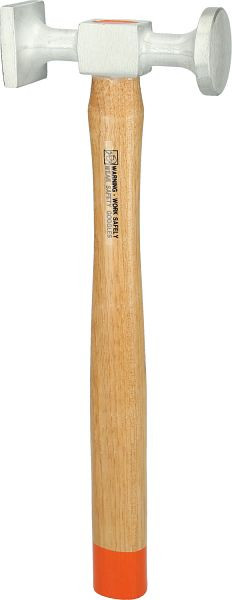 KS Tools Aluminium-Karosserie-Standard-Hammer gewölbter Kopf, rund/eckig, 700.1491