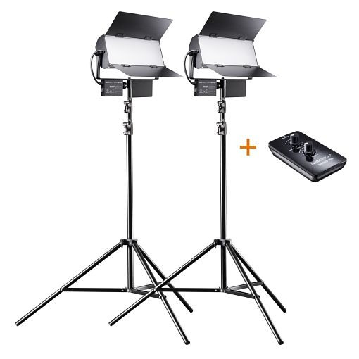 Walimex pro LED Sirius 160 Daylight Set2 FB+2,6m, 1021042