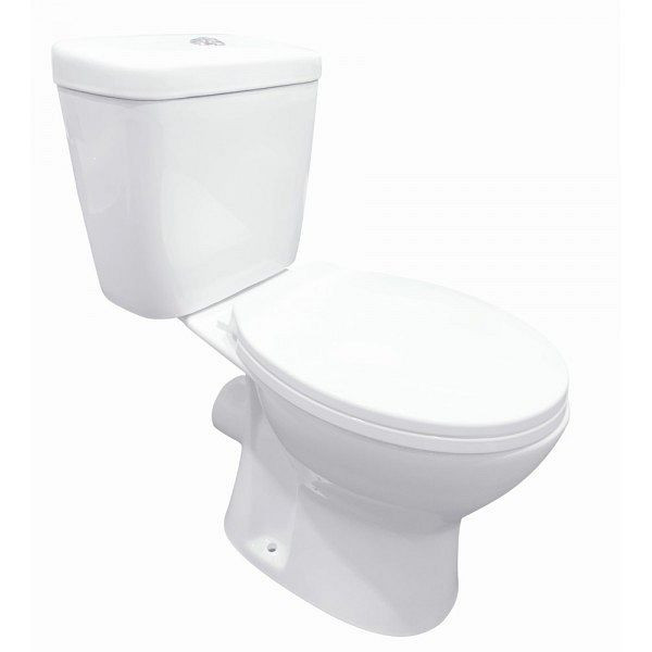 Sanotechnik Roma Spülrandloses WC mit WC-Sitz Abgang a/w, RP2020