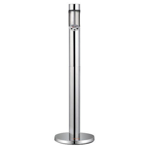 VEVOR freistehender Zigaretten-Aschenbecher (φ32 x 108 cm) Edelstahl & Eisen für Outdoor Silber, SYYHTLSKYZTBFAT3KV0