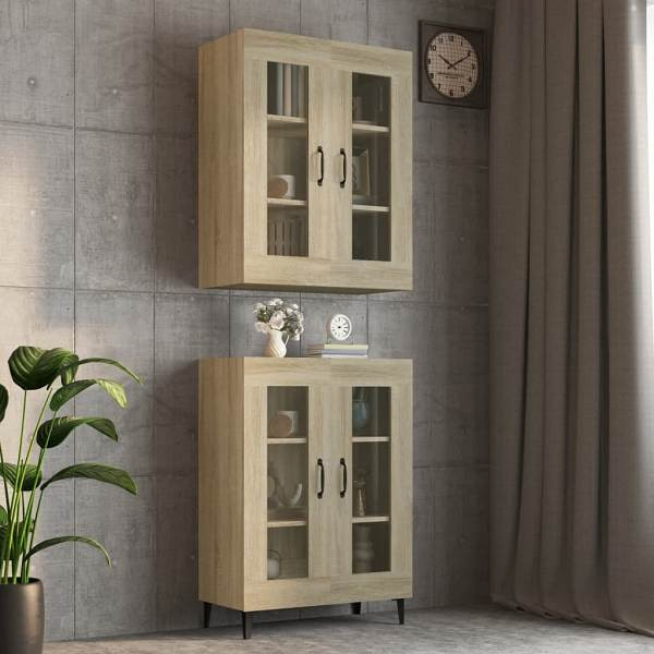 vidaXL Hängeschrank Sonoma-Eiche 69,5x34x90 cm, 812288, 8720287080497