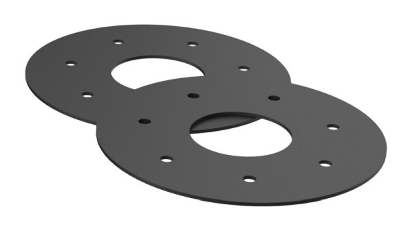 Hauff Zulagen für Fest-/Losflansch, Futterrohr Øi: 150 mm, Dichtbreite 2mm, Nach DIN18531, Set besteht aus 2 Einzelstück, 3030536165