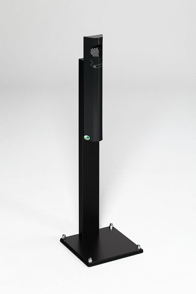 VAR Wandascher B 12, mit Standfuß schwarz, anthrazit, 45051