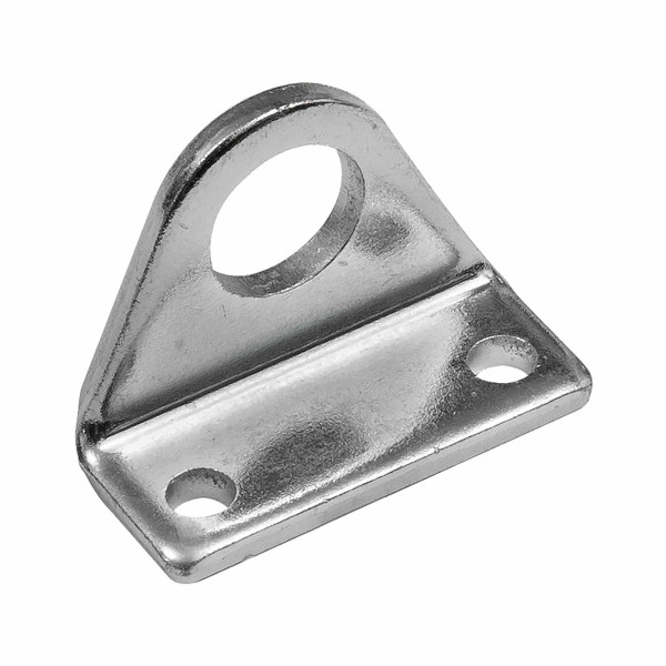 Riegler Fußbefestigung, ISO 6432, Kolben-Ø 8-10, Stahl verzinkt, 1 Stück, 156763