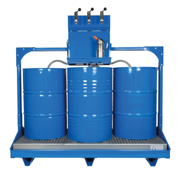 Rapid Ölabgabeset, Geräteträger, elektrisch, 3 x 200 l, 22 315