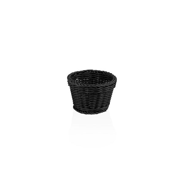 WAS Korb in der Farbe schwarz, 13 cm Durchmesser, 5074013