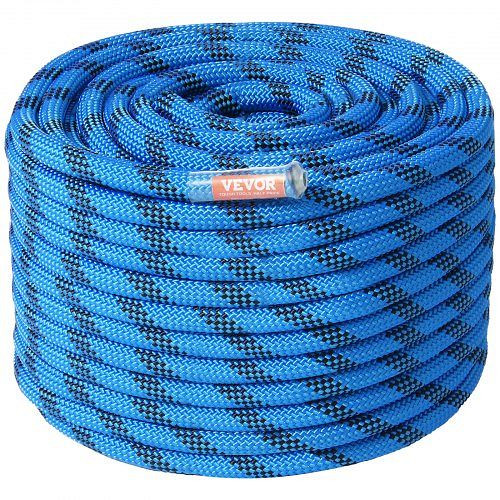 VEVOR 60,9m Statisches Kletterseil 12,7mm Outdoor-Kletterseil Blau Besteigen, DSJLSLSXWS20TCLGSV0