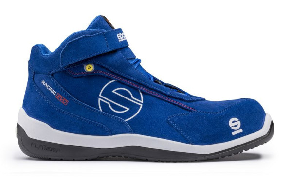 Sparco Blue Racing Evo S3 ESD, halbhoher Schuh, Farbe: blau/weiß, Größe: 38, 7515AZAZ-38