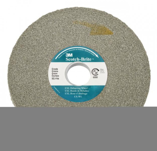 3M Scotch-Brite EXL Entgratungs-Kompaktscheibe XL-WL, 304 mm x 25,4 mm x 127 mm, 8S FIN, 7000046067