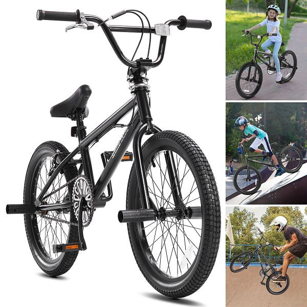 VEVOR BMX Bike Fahrrad 50,8cm Rad Freestyle Aluminium Legierung Rahmen, 100kg, BMXZXC20YCLK2LCLJV0