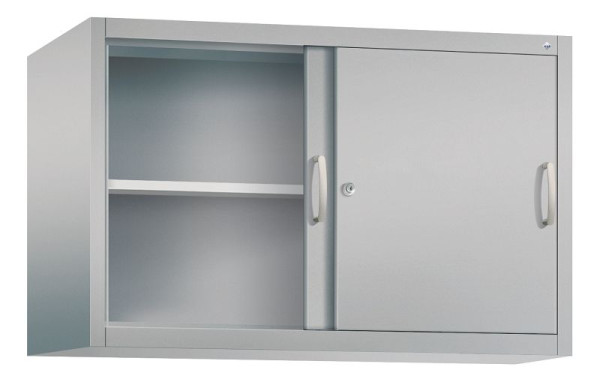 C+P Aufsatzschrank Acurado, H790xB1200xT500mm, Farbe: Weißaluminium, Bügelgriff, 2 OH, 2055-00 S10075