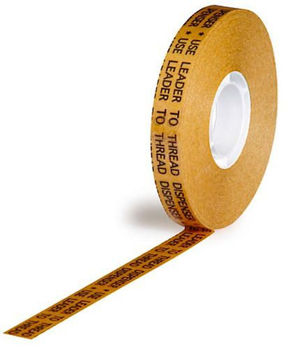 DENIOS Transfer-Klebeband, zum sicheren ontieren, Fixieren und Kleben, 12 mm breit x 33 m, VE: 12 Rollen, 299550