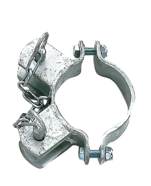Growi Montageschelle für Pfosten Ø 102 mm, Halter winklig 90°, 19900940