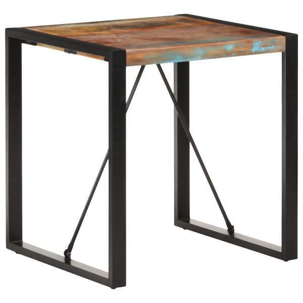 vidaXL Esstisch 70x70x75 cm Recyceltes Massivholz, 321597