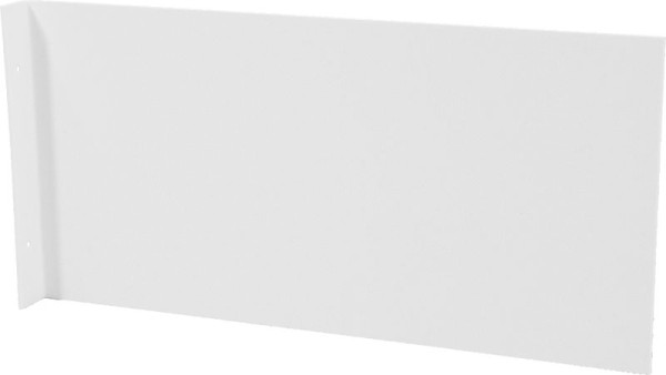 Moedel Fahnenschild blanko, rechteckig, Abkantung kurze Seite, Aluminium, 297x148 mm, 104496